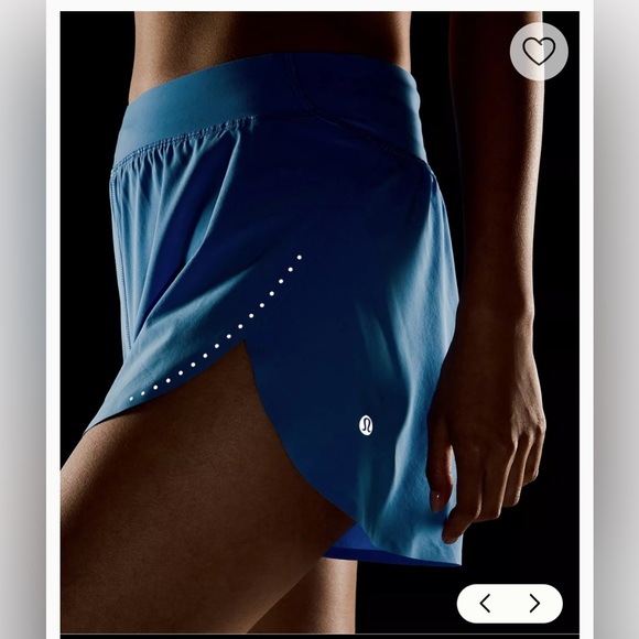 Lululemon Shorts Women’s 14 Fast And Free High-Rise Classic-Fit Split Short 3" - Picture 2 of 15